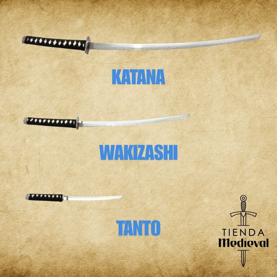 Katana, Wakizashi y Tanto
