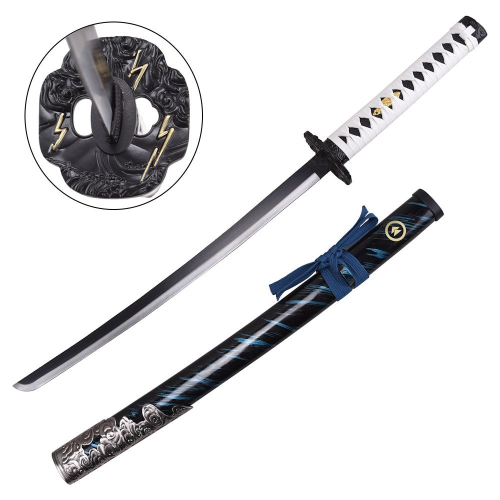 Set Katana y Wakizashi decorativos no oficiales Blu Sakai de Jin - Ghost of Tsushima