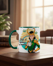 Taza de Cerámica Loki, Dios del Engaño (325 ml.)