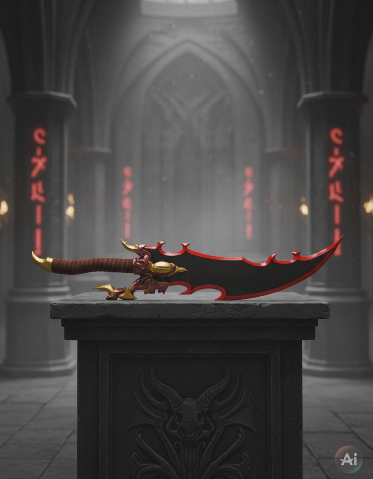 Espada corta del Rey Demonio de Solo Leveling