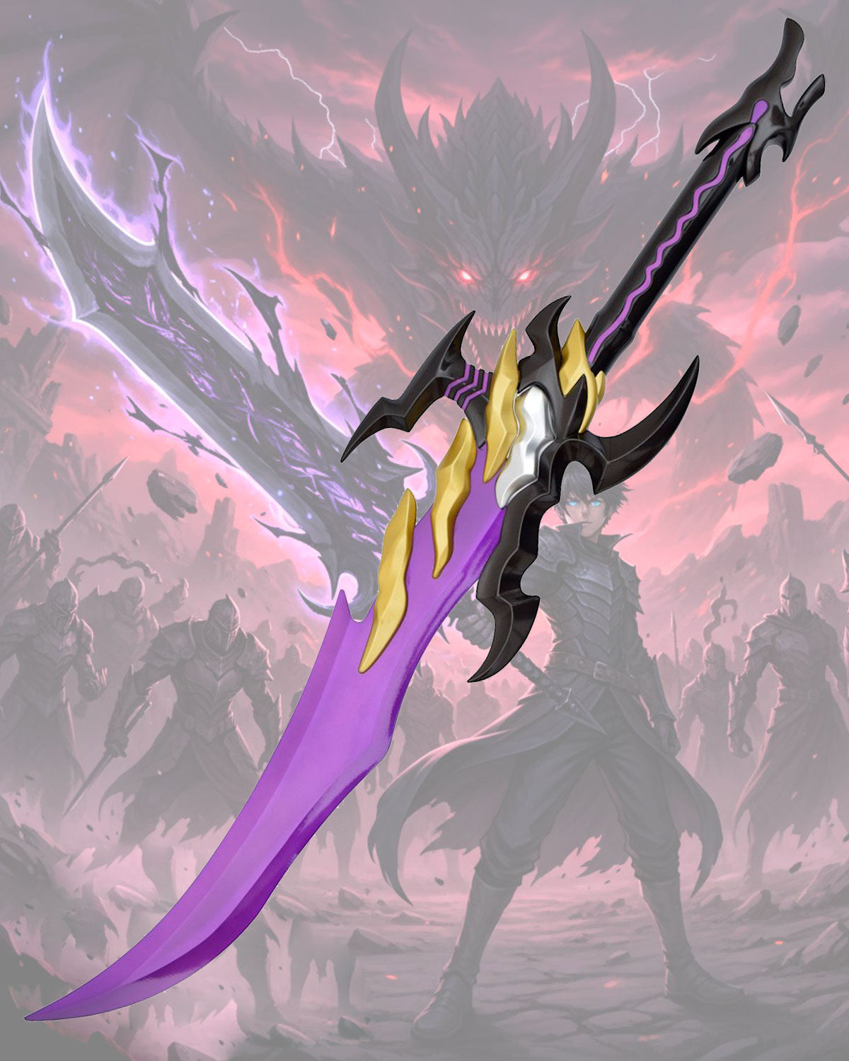 Réplica no oficial Daga Antares Fang, Coleccionable de Sung Jinwoo