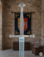 Espada Carlos V, acero inoxidable