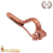 Broche rodilla romana tardoimperial bronce fundido