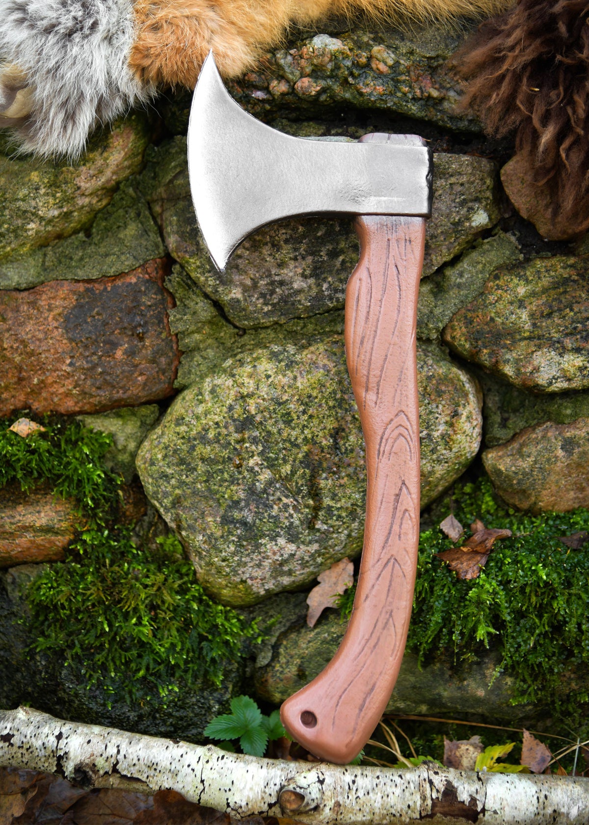 Hacha medieval para LARP, modelo Rurik