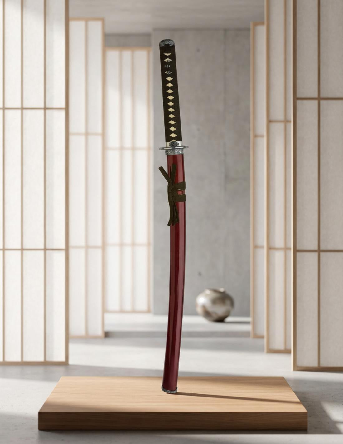 Wakizashi vaina roja_IA