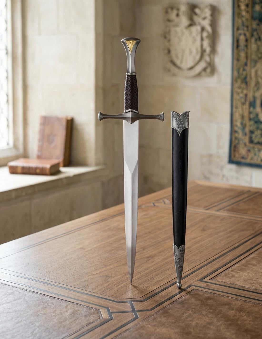 Daga Medieval con vaina