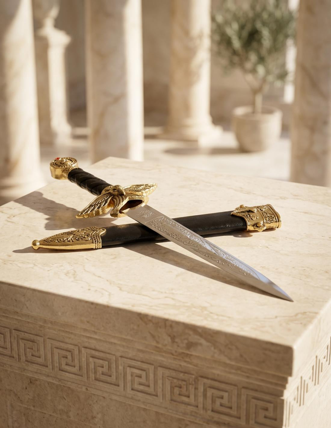 Daga Romana con vaina (39 cms.)