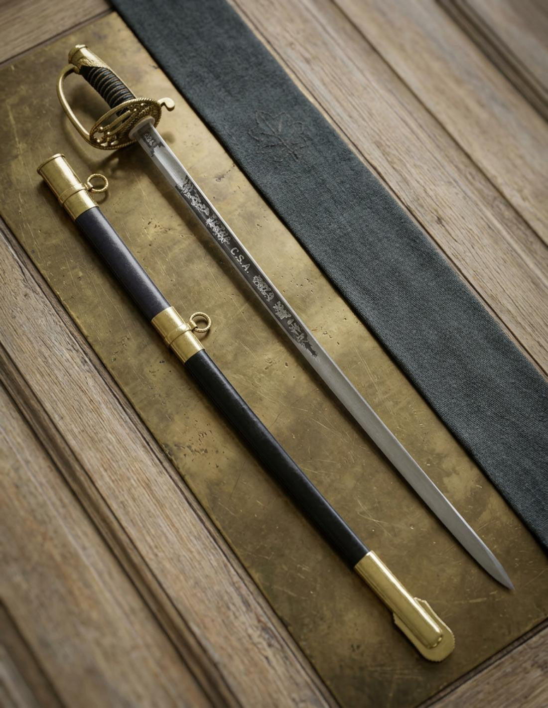Sable de Oficial Caballería de los Confederados