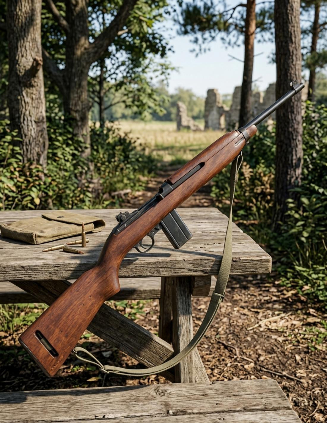 Carabina M1 de la 2ª Guerra Mundial_IA