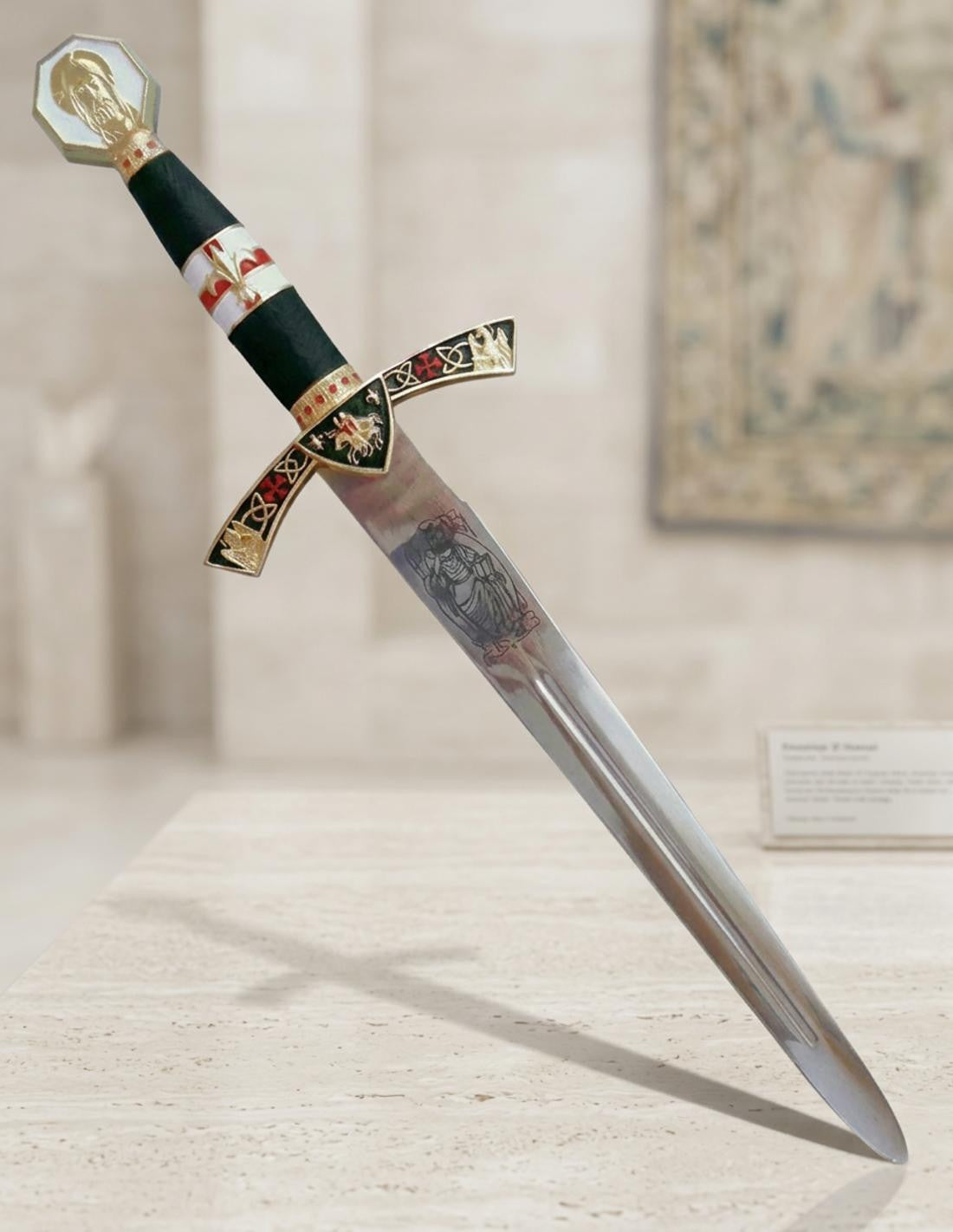Daga decorativa de los Caballeros Templarios