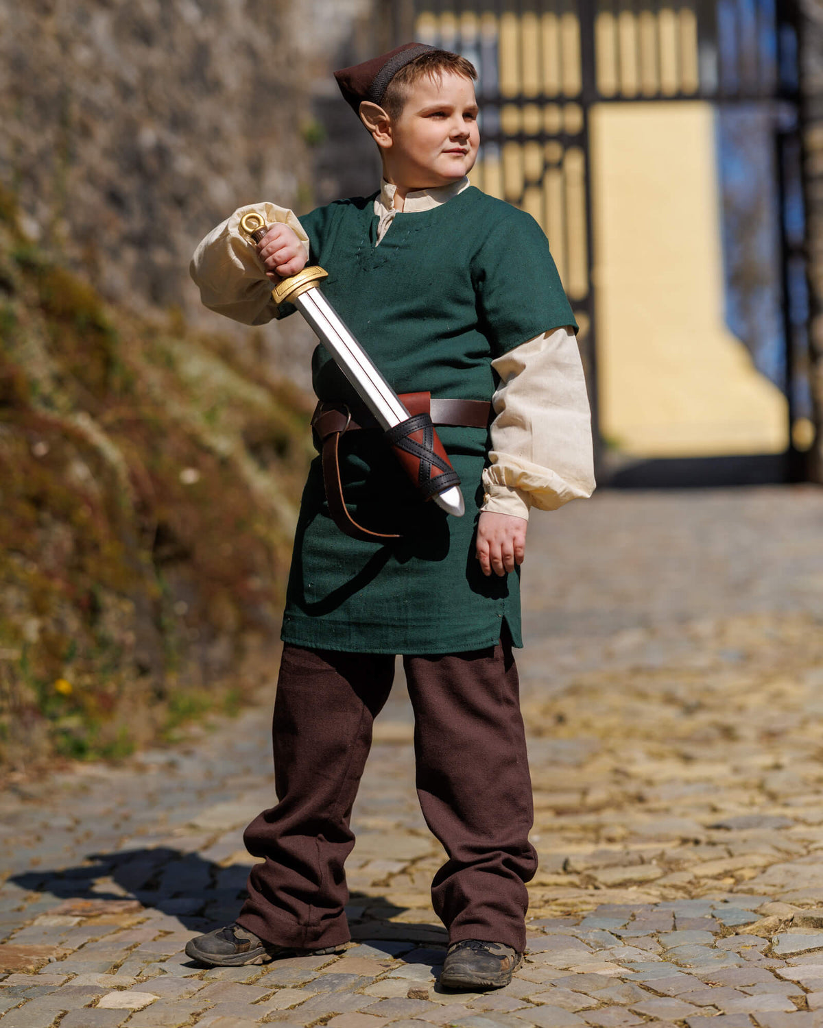 Espada medieval LARP para niños, modelo Tiberius