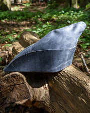 Sombrero de cazador en cuero negro modelo Loxley