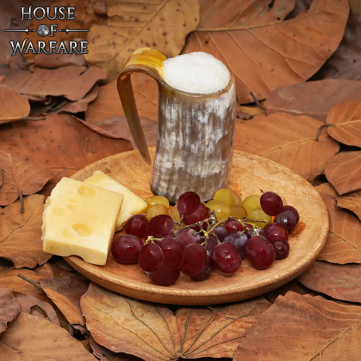 Jarra Vikinga de Cuerno Natural Artesanal (250 ml.)