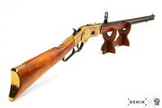 Rifle USA 1873 mecanismo simulador de carga y disparo, acabado latón