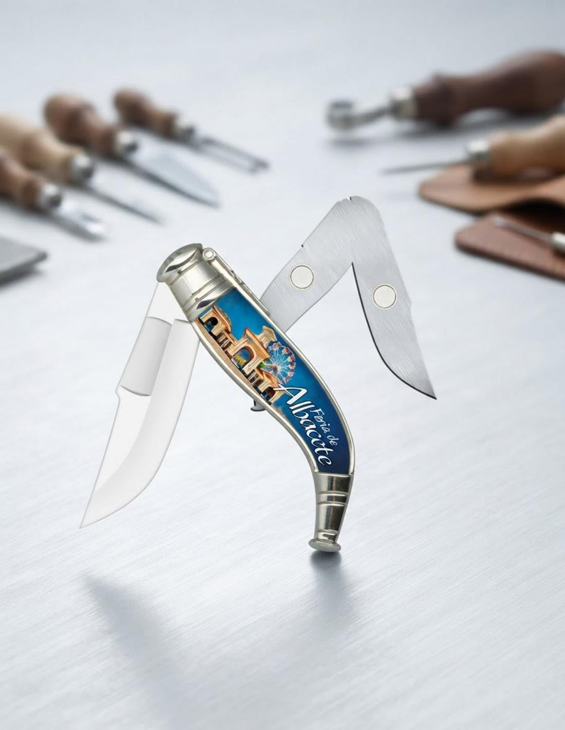 Imán marca Albainox modelo Navaja Albacete 1