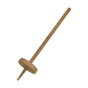 Husillo medieval en madera para hilado a mano