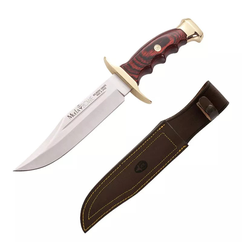Cuchillo Muela Bowie, madera coral (30,5 cm.)