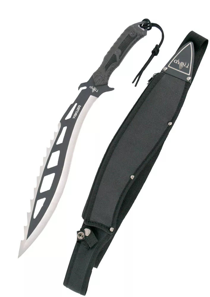 Machete cortacañas con funda Third modelo Yakuza plateado