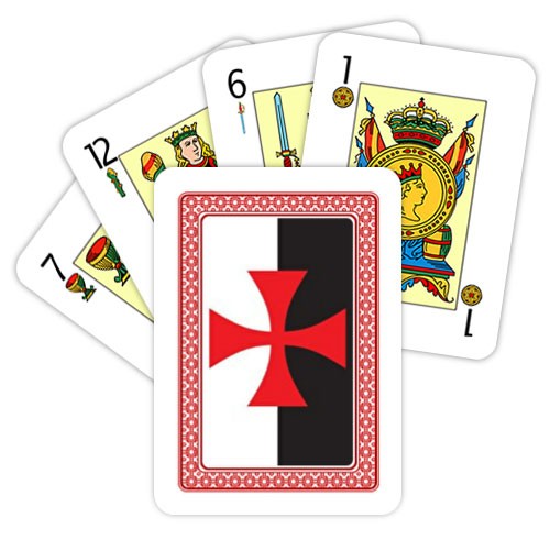 Baraja de Cartas Española de los Templarios