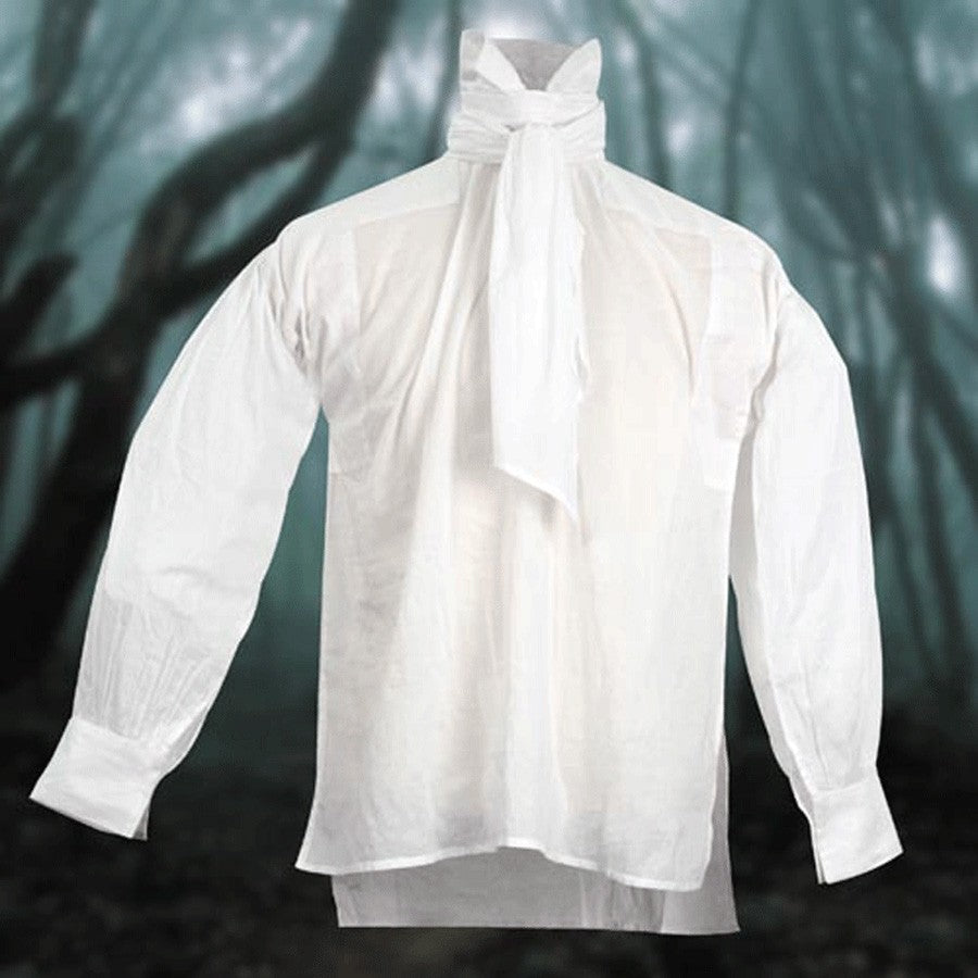 Camisa de cuello alto con chalina