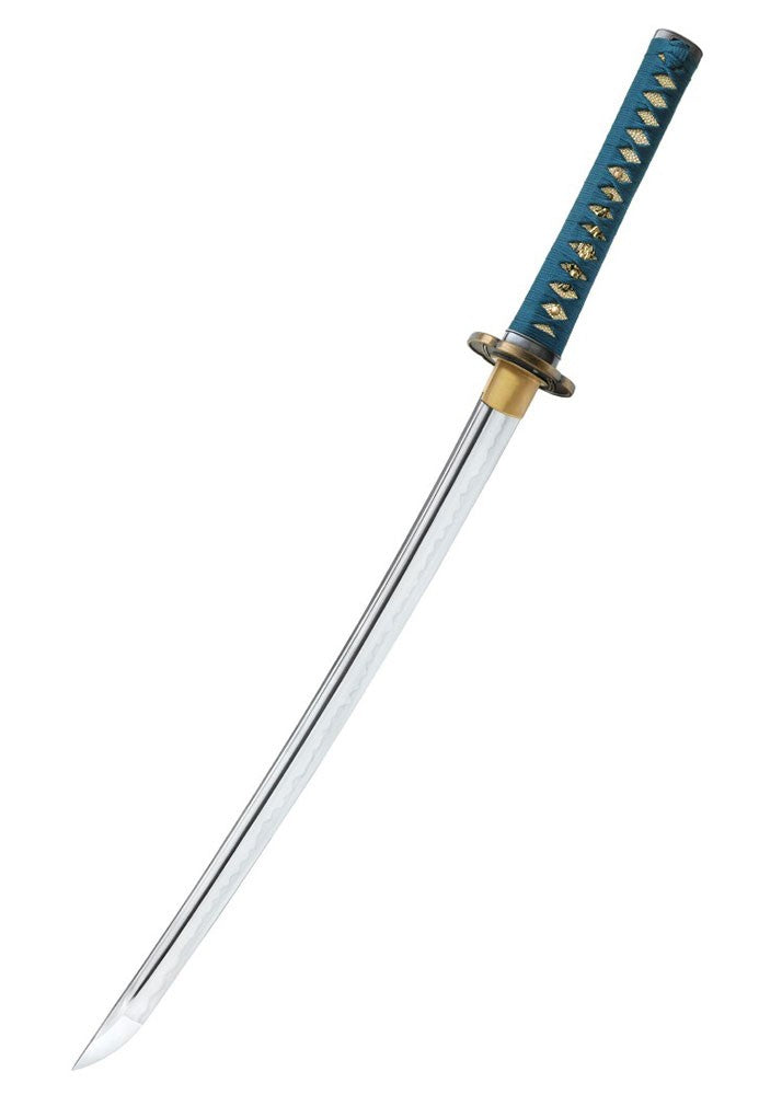 Shikoto Longquan Master Teal Wakizashi, forjado a mano