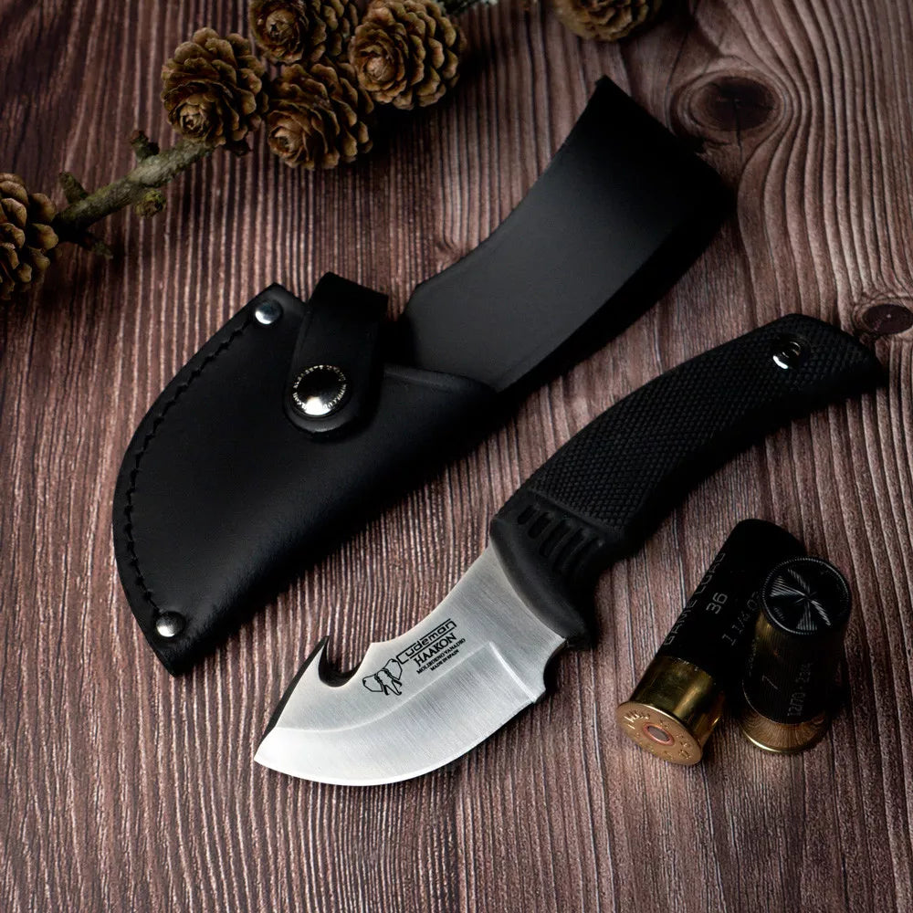 Cuchillo táctico mango caucho (18 cm.)