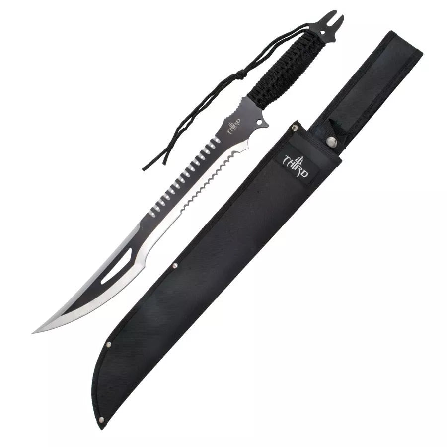 Machete corta-cañas fantástico mango encordado