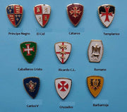 Imán medieval Príncipe Negro, 5 cm.