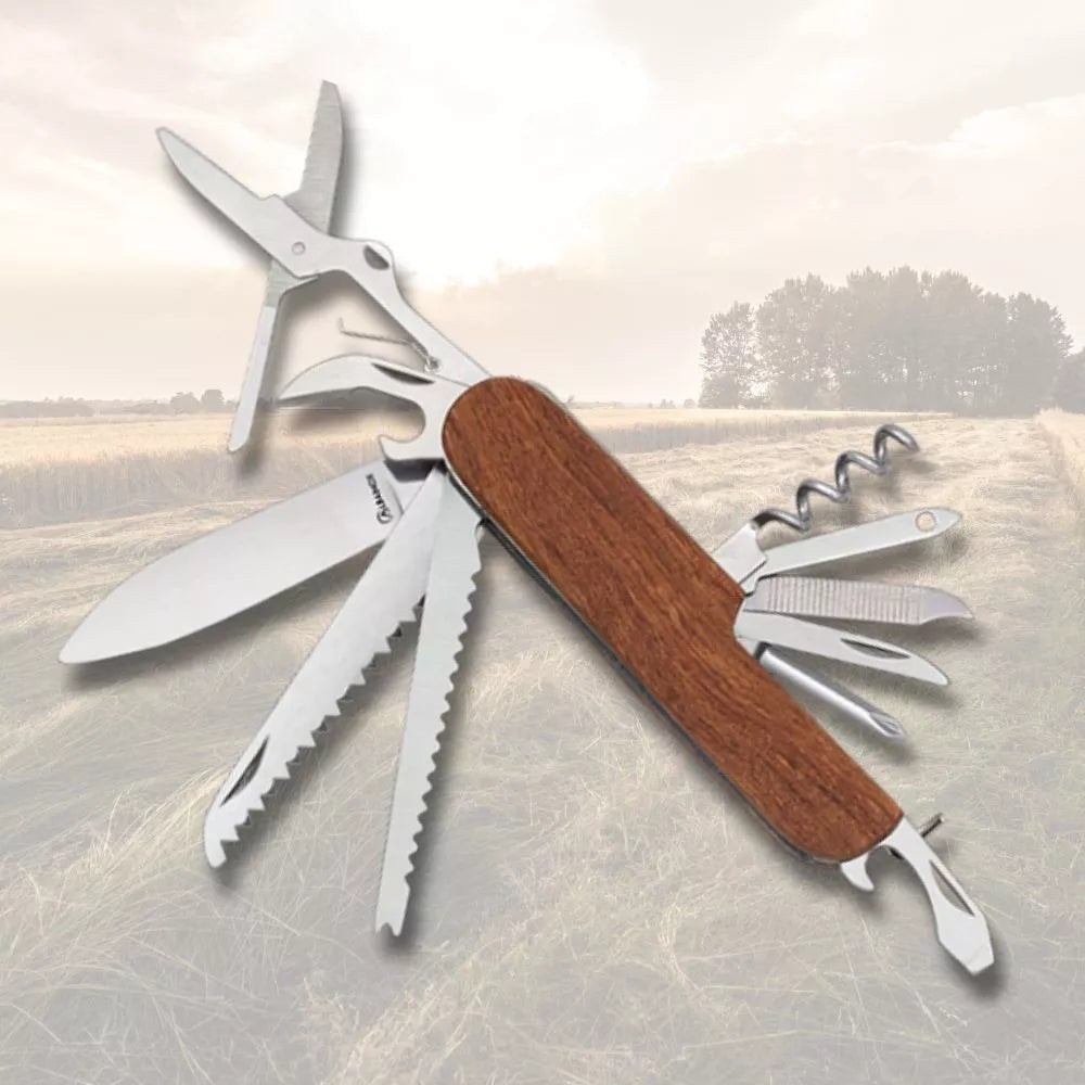 Navaja Albainox multiusos mango madera (15,5 cm.)_IA