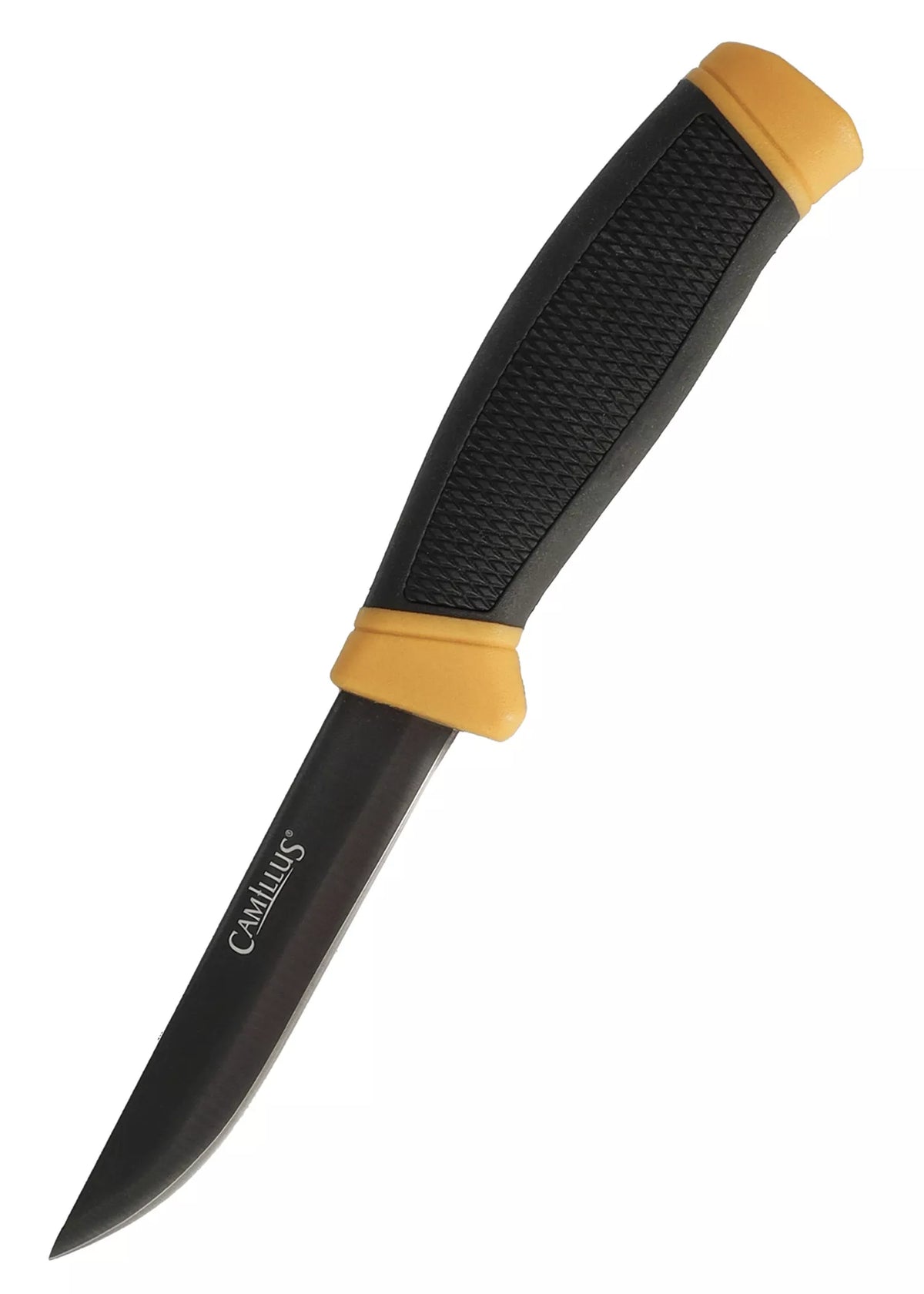 Cuchillo Outdoor Camillus modelo CRAFTSMAN con funda, color negro