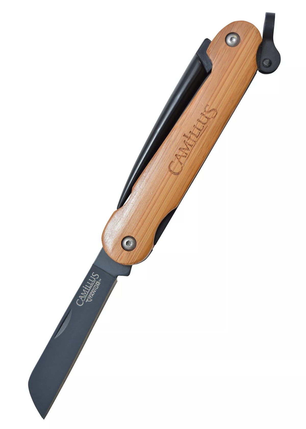 Cuchillo plegable Marlin-Spike de bambú