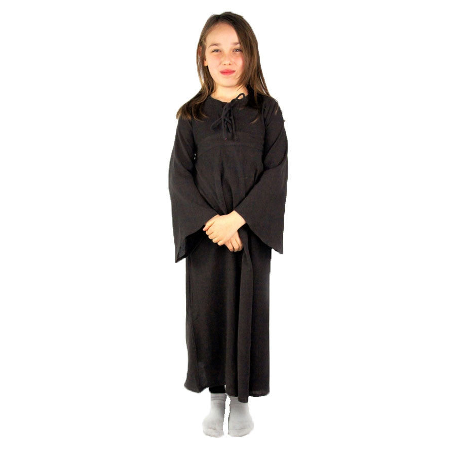 Vestido medieval Piccola Donna, color marrón