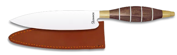 Cuchillo Canario, mango madera Ebano y ABS