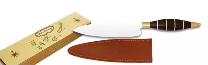Cuchillo Canario madera, hoja 11 cms.