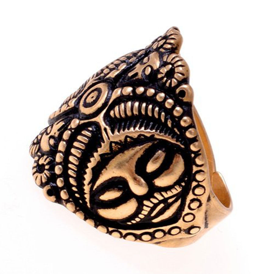Anillo celta cara mística época La Tene