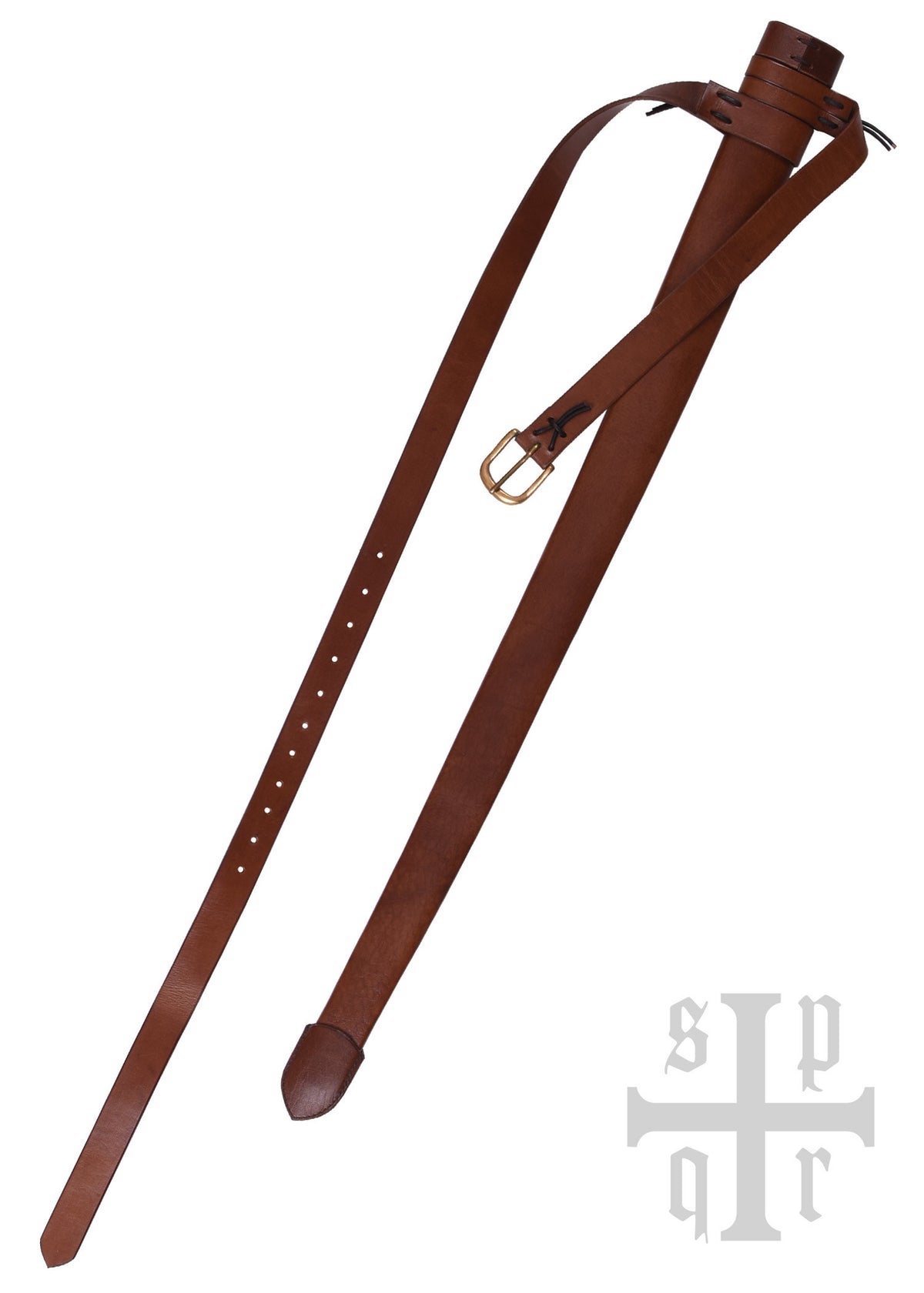 Vaina corta con cinturón para espada medieval o vikinga