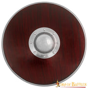 Escudo Guerrero Vikingo funcional en madera y acero (54,5 cm.)