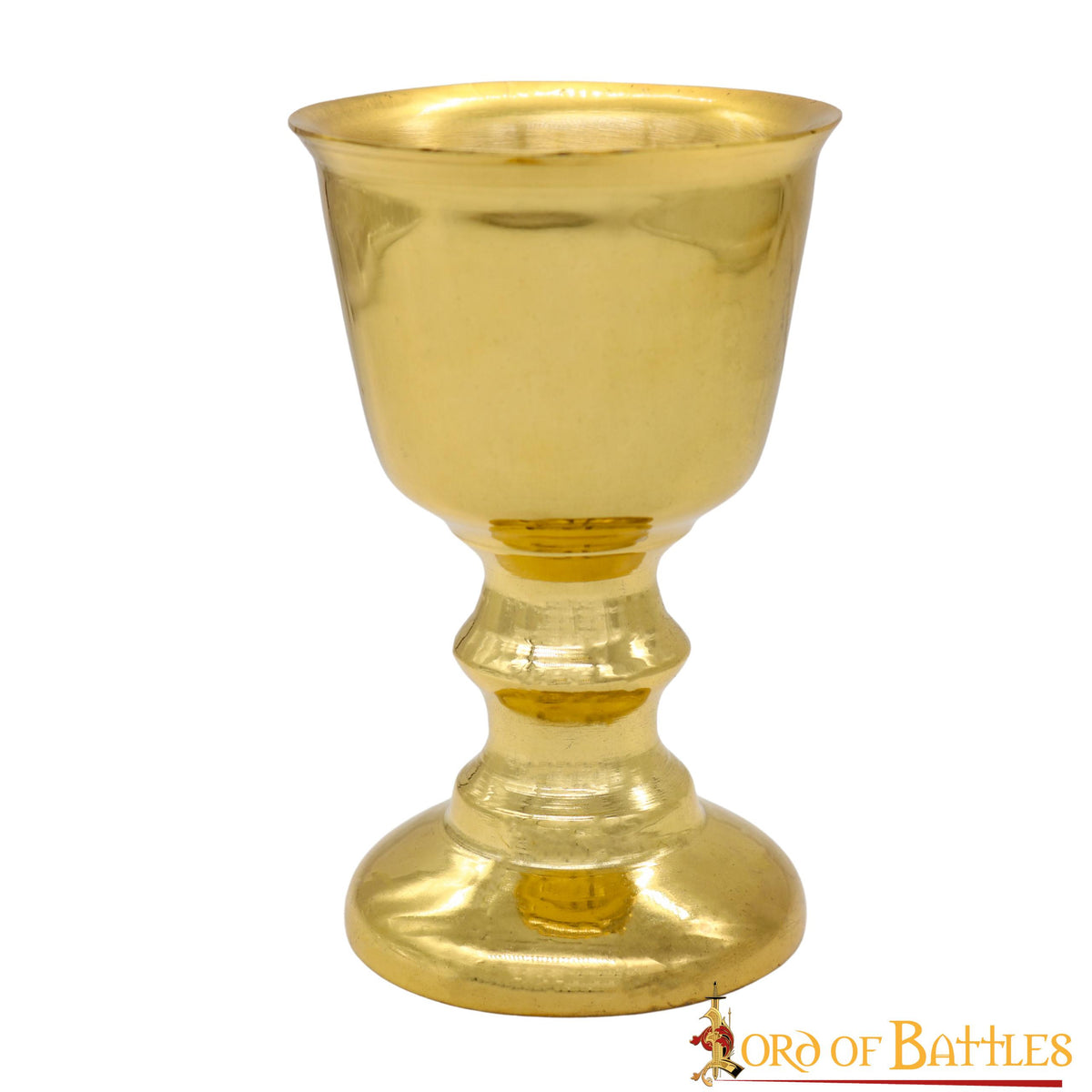 Cáliz ceremonial medieval en latón (150-200 ml.)