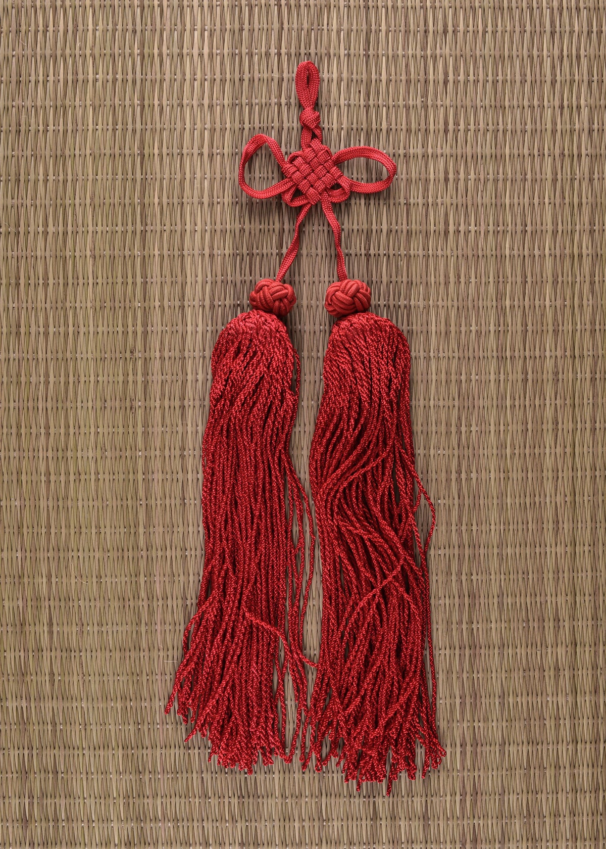 Borla roja para espadas de Tai Chi y Kung Fu