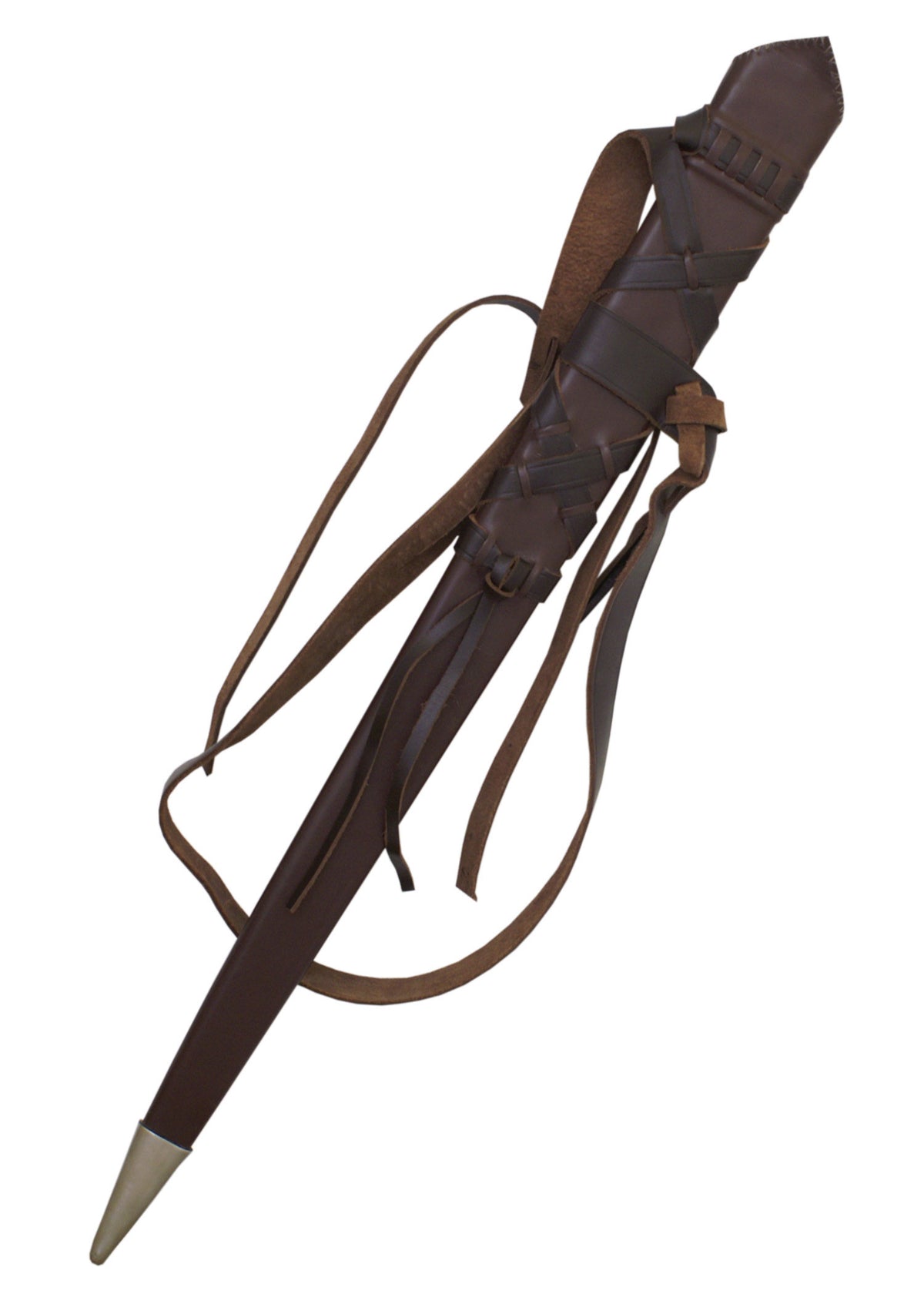 Vaina de madera revestida de cuero espada de una mano (80,5 cm.)