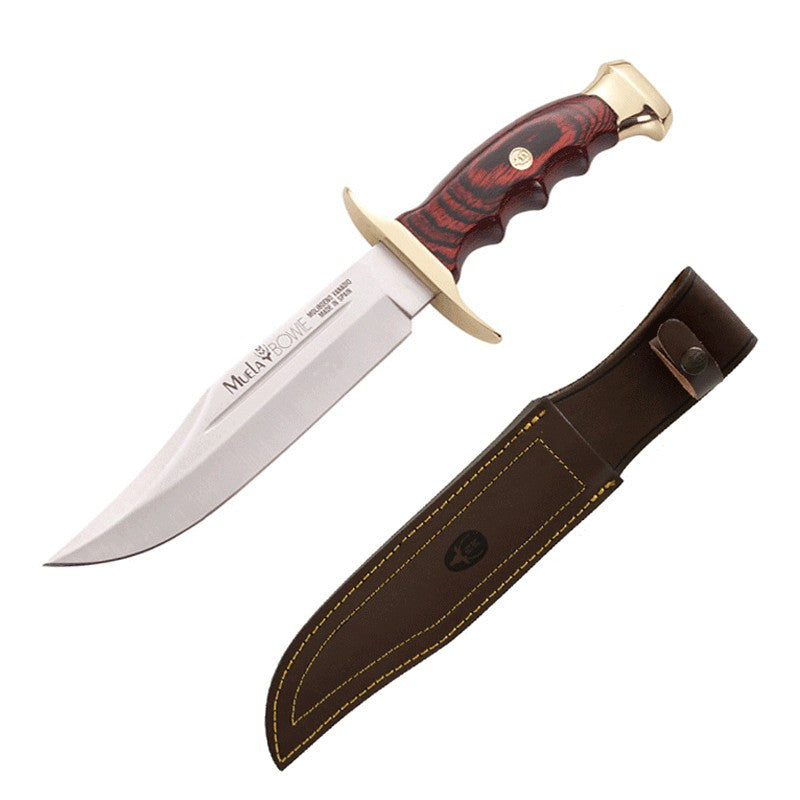 Cuchillo Muela Bowie, madera coral (30,5 cm.)