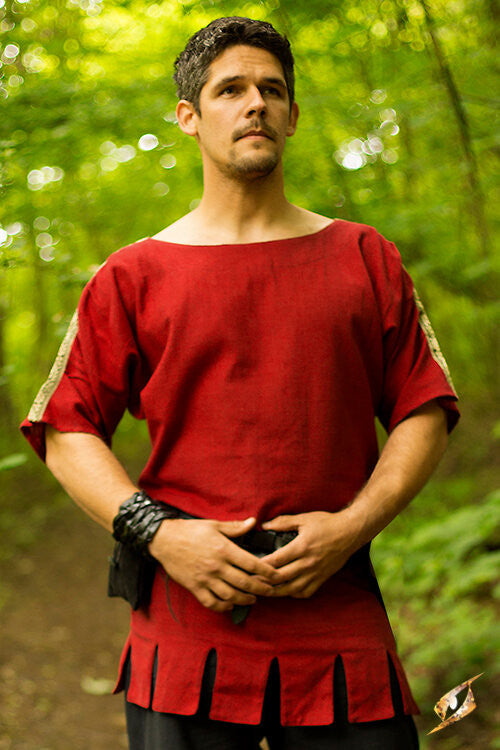 Túnica romana-medieval - Roja