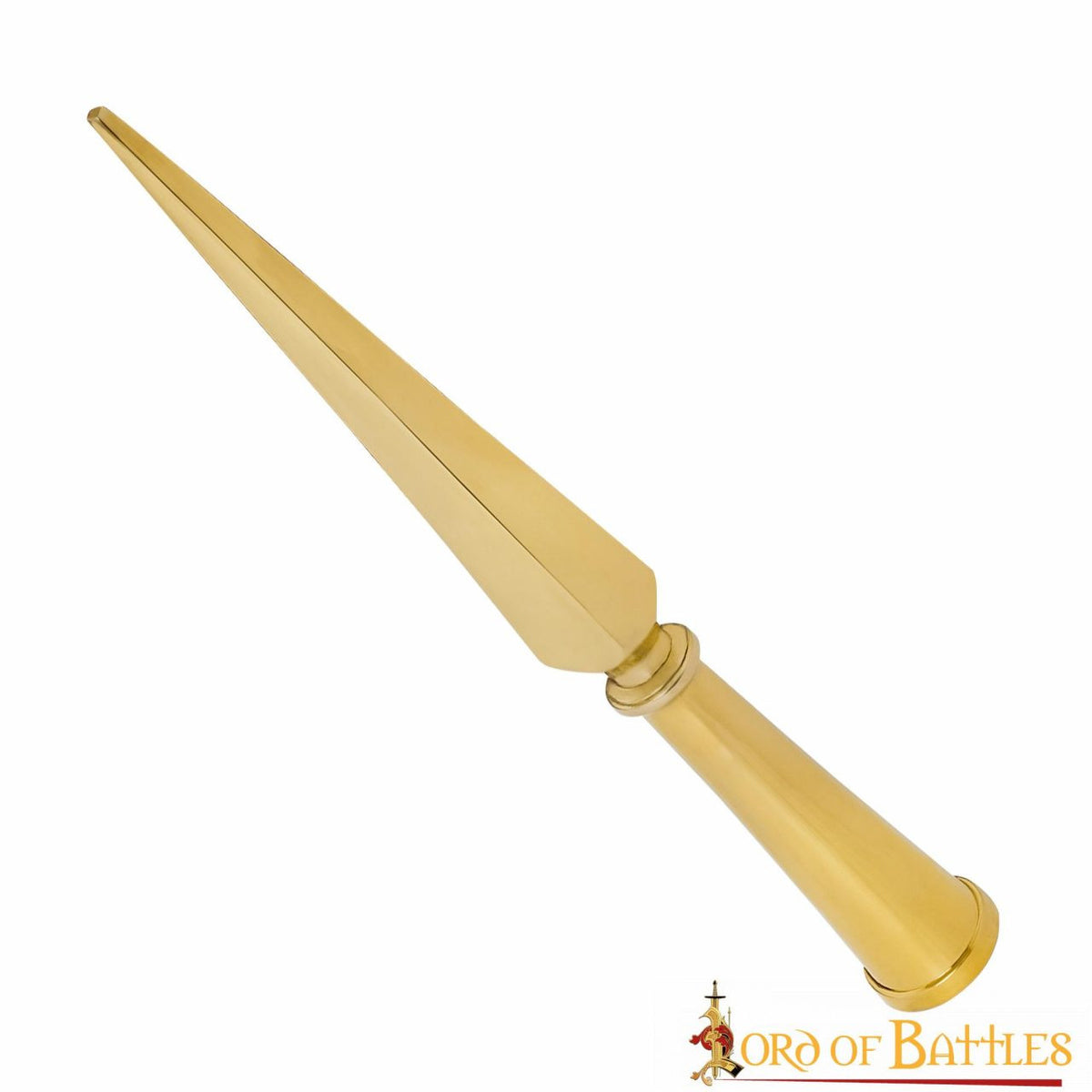 Punta de lanza romana de latón macizo (33 cm.)