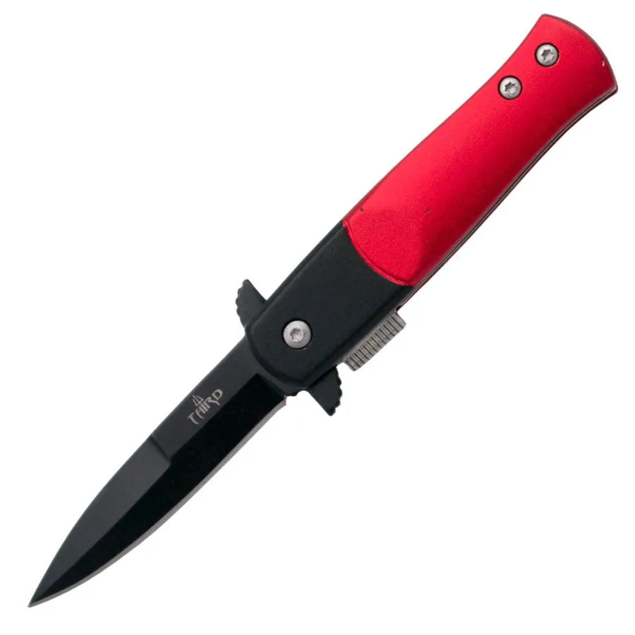 Navaja Third roja con sistema asistido (13,5 cm.)
