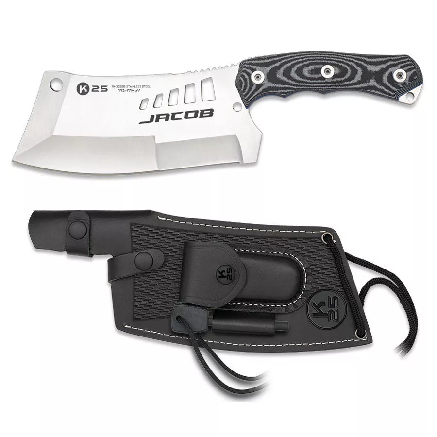 Macheta táctica K25 Jacob, con funda