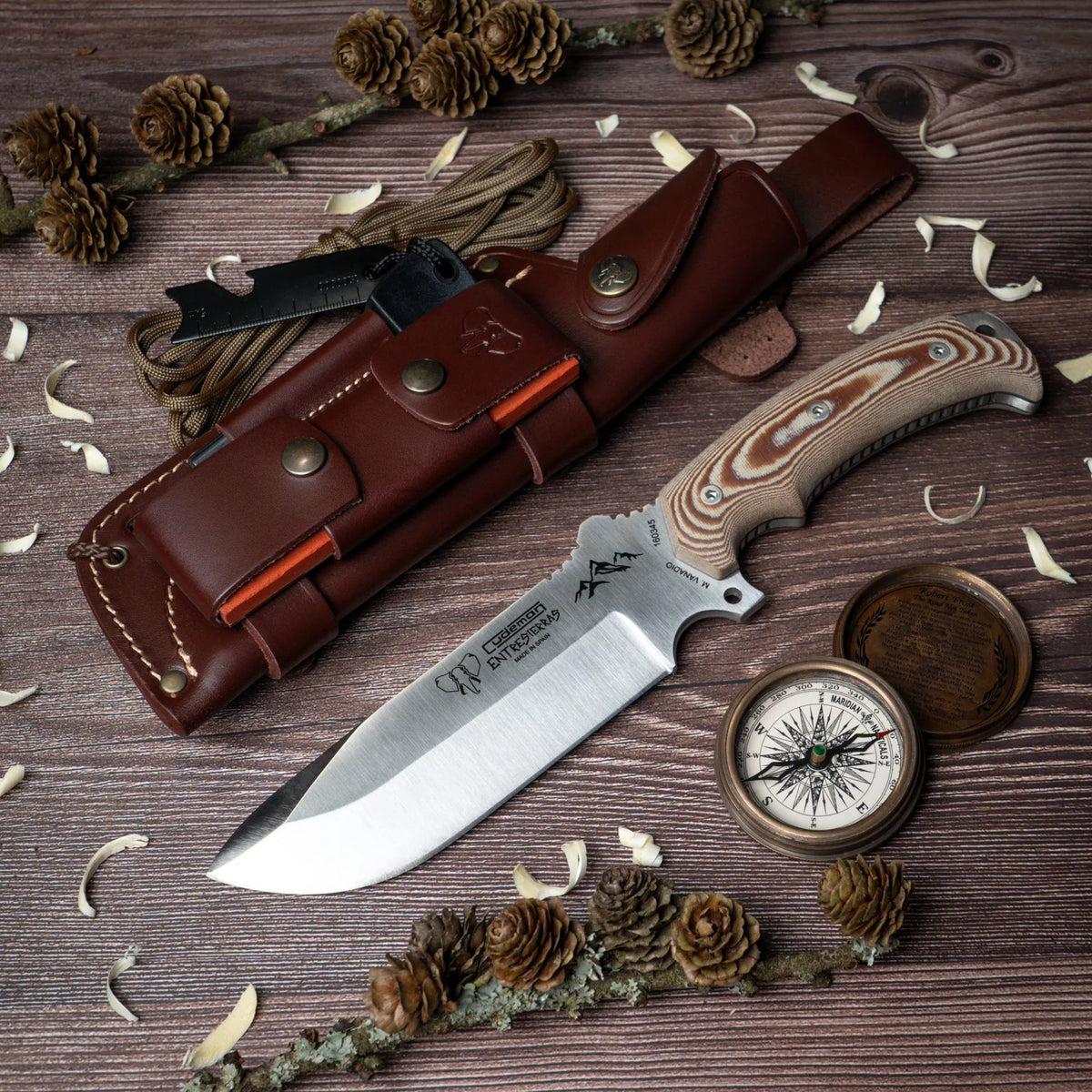Cuchillo táctico Entresierras con kit