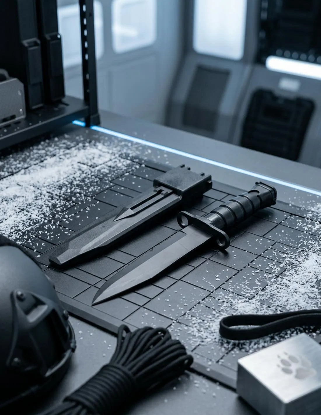 Bayoneta de entrenamiento M10 Plástico Snow Wolf