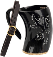 Jarra medieval Vikinga para beber León Rampante (800 ml.)