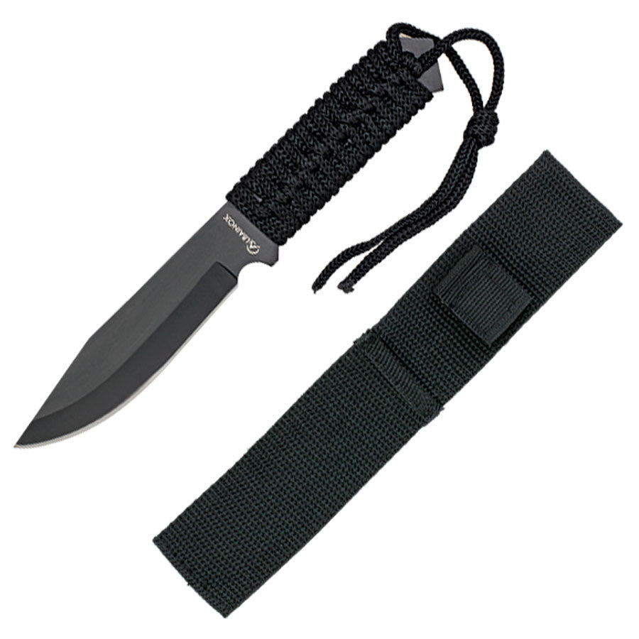 Cuchillo táctico Albainox Black Army, hoja 11 cm.