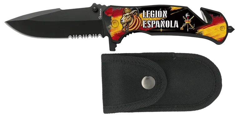 Navaja Albainox Legión Española, hoja 8 cm.